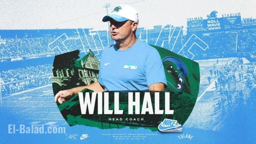 Will Hall Appointed to Lead Tulane Green Wave Football Program