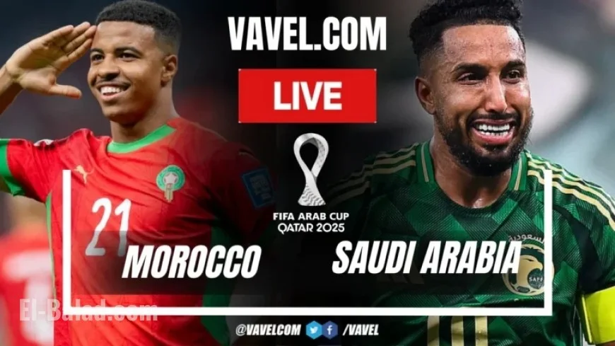 Morocco Leads Saudi Arabia 1-0: Live Score Updates