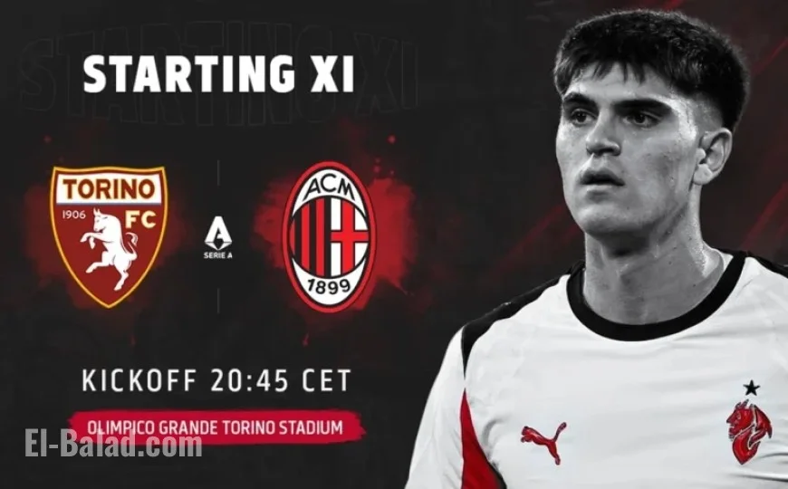 Torino vs. AC Milan Lineups Revealed: Four Changes from Lazio Loss