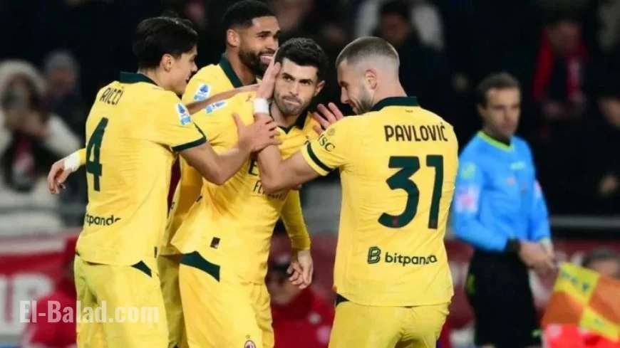 Pulisic Leads AC Milan’s Comeback to Remain on Top Against Torino