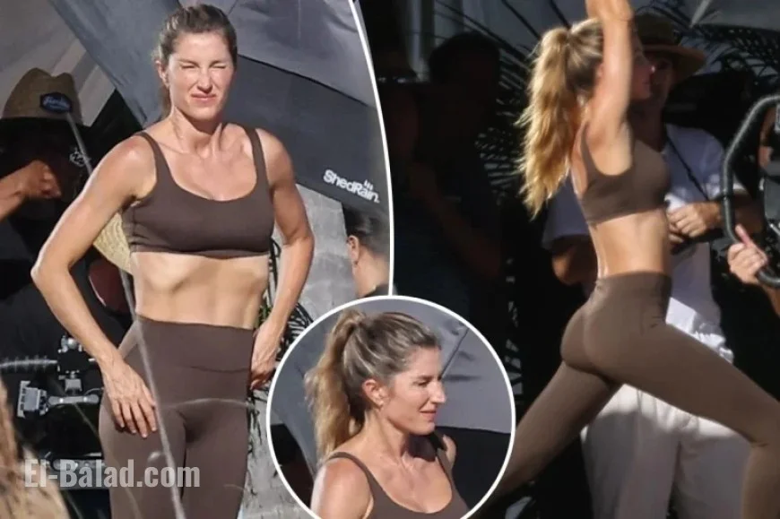 Gisele Bündchen Flaunts Fit Physique in Miami Sun Photo Shoot