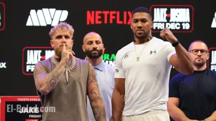 Jake Paul vs. Anthony Joshua: Netflix Fight Date and Time Revealed