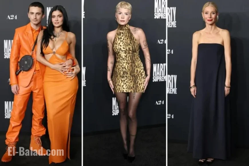 Timothée Chalamet, Kylie Jenner, and More Shine at ‘Marty Supreme’ LA Premiere