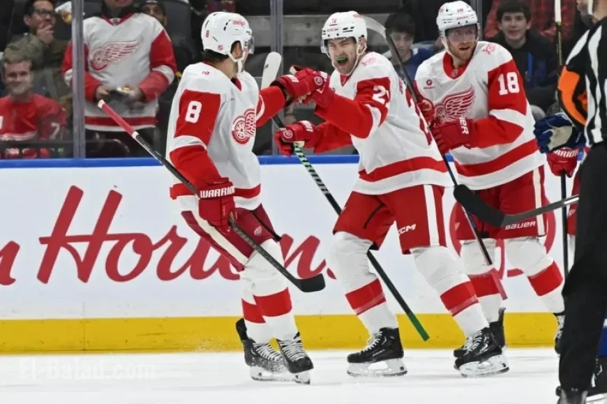 Red Wings’ James van Riemsdyk Achieves Career Milestone Against Canucks