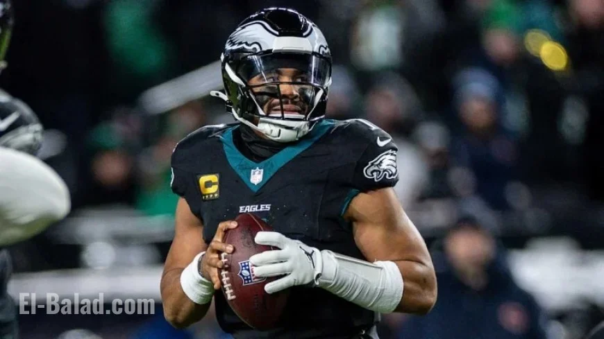 Jalen Hurts Focused on Securing Victory Tonight