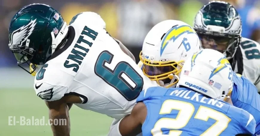Eagles vs. Chargers: Dicker’s Overtime FG Secures 22-19 Los Angeles Lead