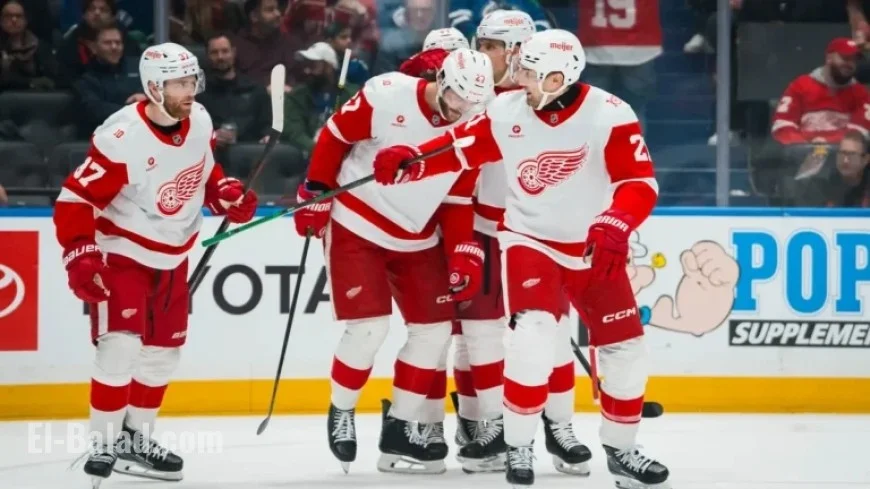 John Gibson Achieves First Shutout as Red Wings Win 4-0