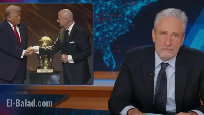 Jon Stewart Criticizes Trump for Accepting ‘Fictitious’ Peace Prize