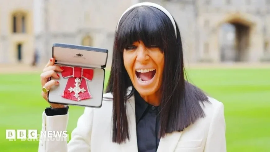 King Awards Claudia Winkleman MBE at Windsor Castle Ceremony