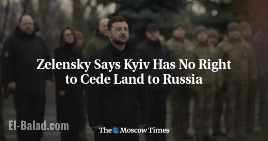 Zelensky Asserts Kyiv Cannot Surrender Territory to Russia