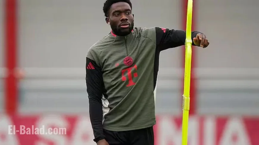 Alphonso Davies Returns to Bayern Munich Bench After 9-Month Knee Injury