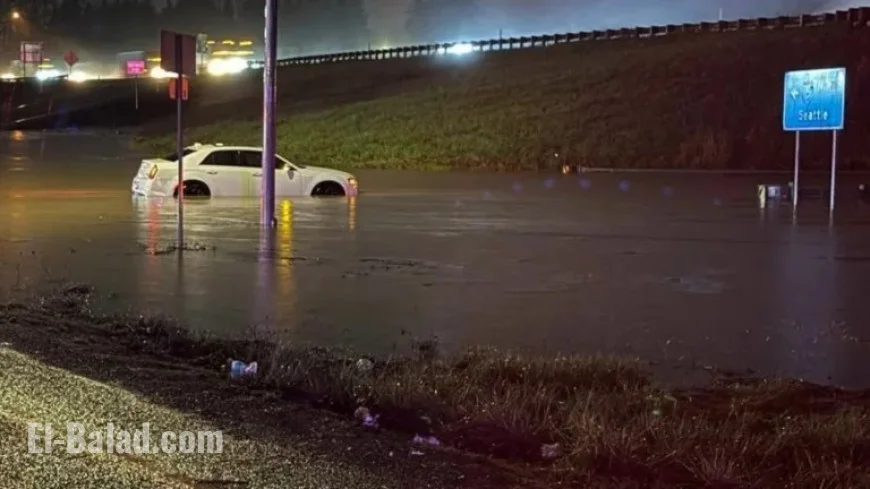 Atmospheric River Brings Torrential Rain to Pacific Northwest