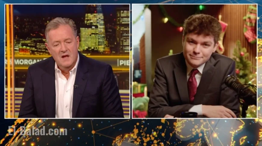 Piers Morgan Trapped by Nick Fuentes