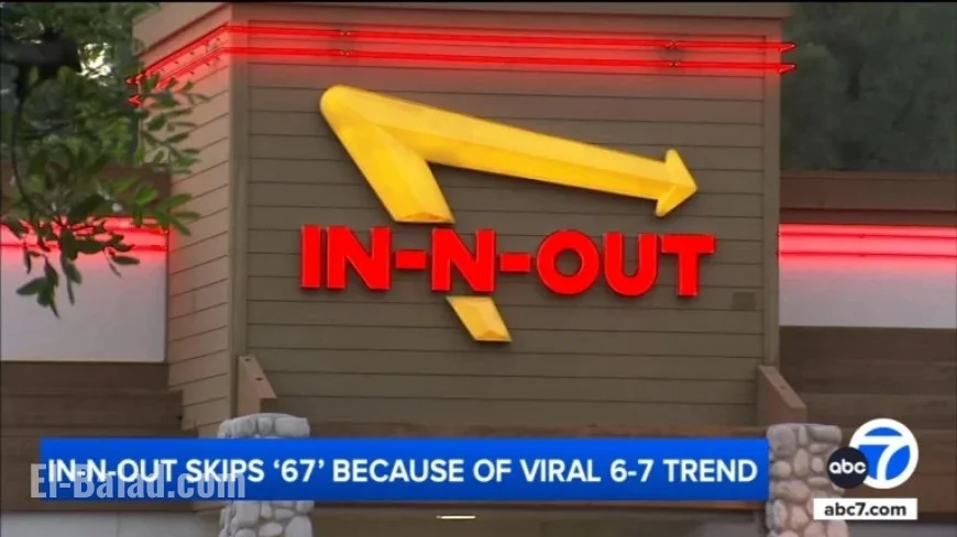In-N-Out Drops Menu Item 67 in Response to Viral 6-7 Trend