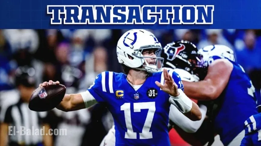 Colts Move QB Daniel Jones, CB Chris Lammons to Injured Reserve