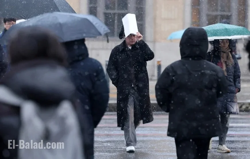 Dry Winds and Winter Rain Tomorrow; Cold Eases by Afternoon