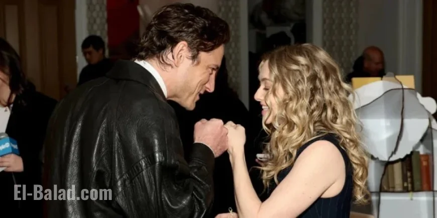 Amanda Seyfried, Lewis Pullman Share Fist Bump at NYC ‘The Testament of Ann Lee’ Screening