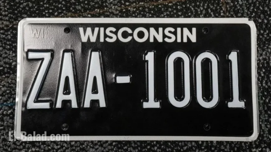Wisconsin Introduces Retro Yellow Blackout License Plates