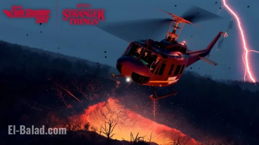 ‘Stranger Things’ Joins Microsoft Flight Simulator 2024 on Netflix
