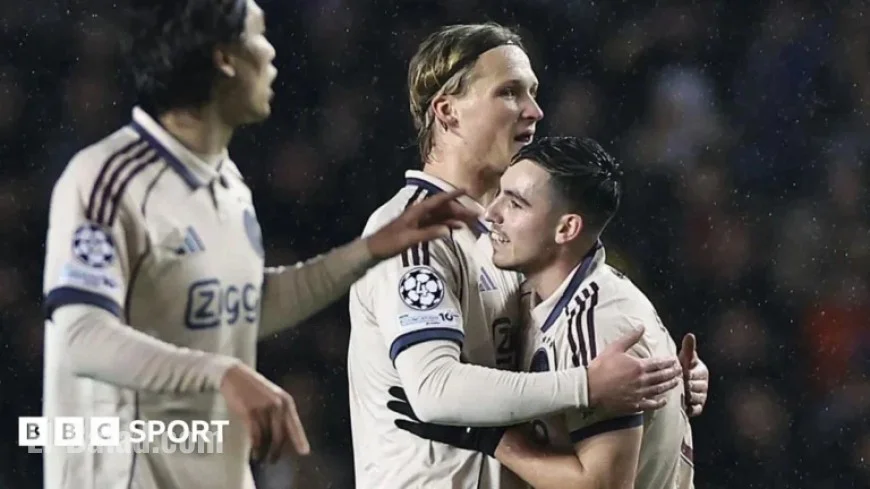 Ajax Secures First Champions League Win, Defeating Qarabag 4-2