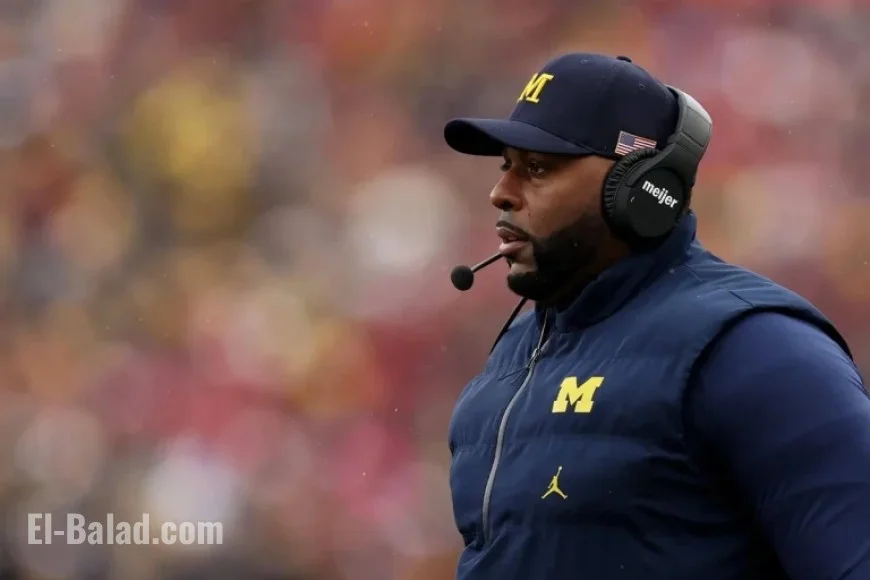 Fired Michigan Coach Sherrone Moore Detained by Police After Dismissal