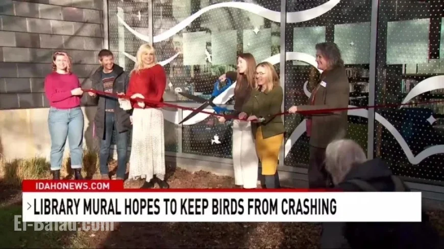 Boise Launches Bird-Safe Mural at Library to Prevent Strikes