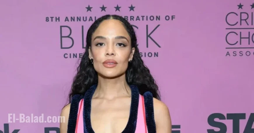 Tessa Thompson Redefines “Super Sensual” with Elegant Baby Doll Dress
