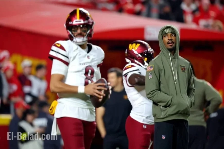 Marcus Mariota Starts for Commanders as Jayden Daniels Sits Out vs. Giants