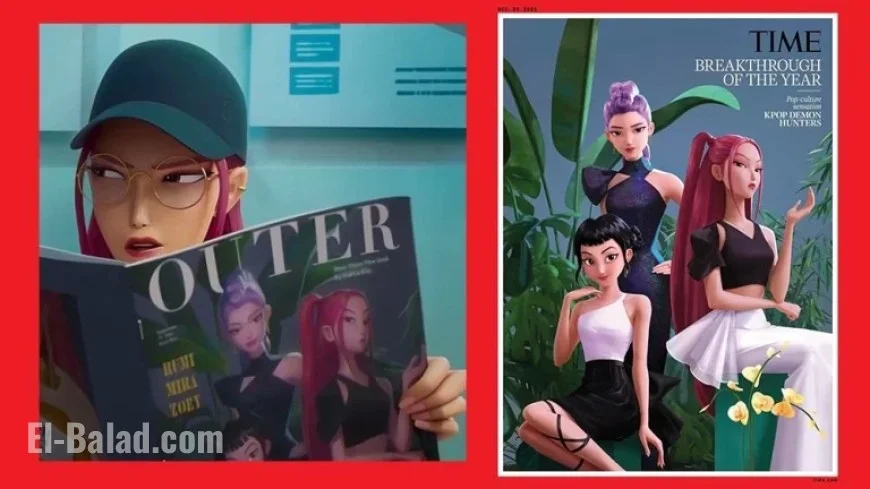 KPop Demon Hunters Grace Time Magazine Cover