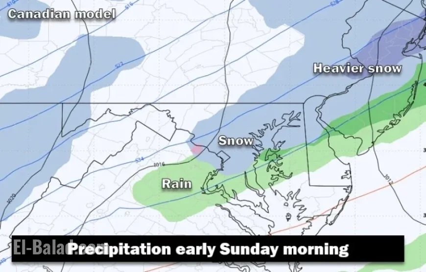 Snow Possible in D.C. Sunday as Friday Forecast Weakens