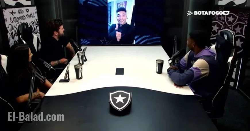 Kadir Moved by Igor Jesus’ Message on Botafogo Podcast: ‘Good Luck, Fogão’