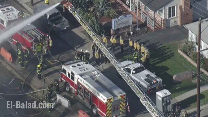 Live Update: Fire Erupts in Hayward with Explosion Risk