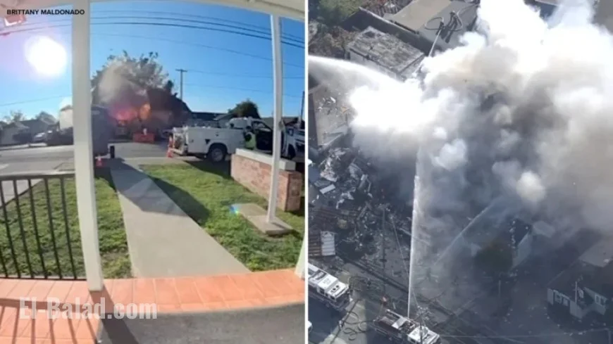 Explosion in Hayward Sparks Building Fire and Possible Injuries