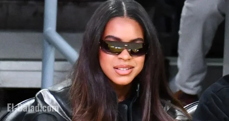 Blue Ivy Carter Shines in Beyoncé’s Sneakers at Lakers Game