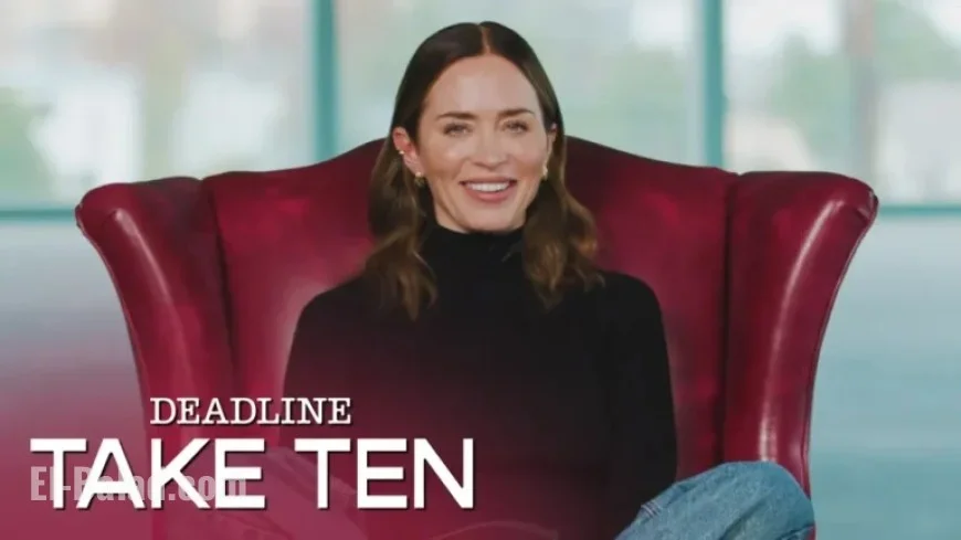 Emily Blunt Discusses ‘The Smashing Machine’ and ‘A Quiet Place Part III’