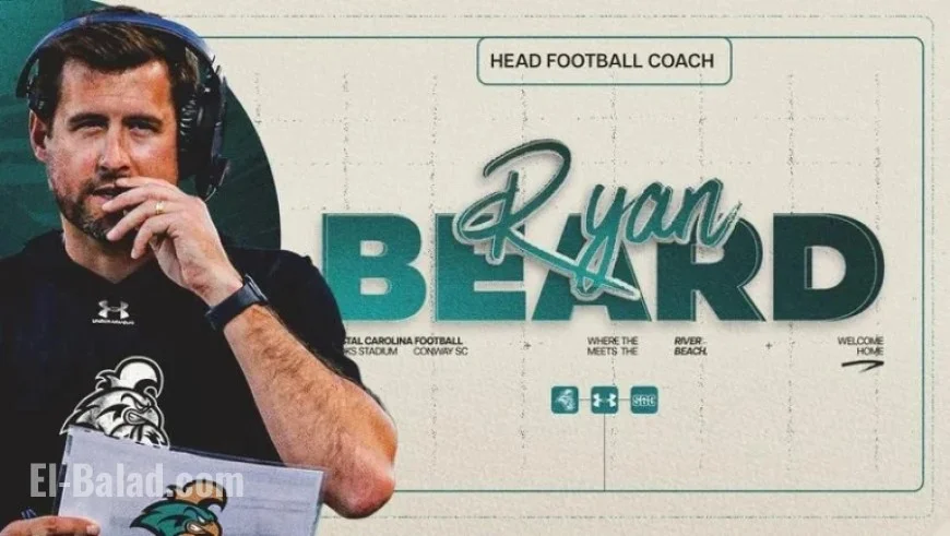 Ryan Beard Appointed as Coastal Carolina Football Head Coach