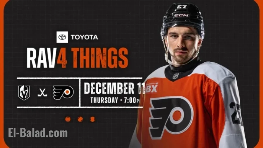 Golden Knights Face Off Against Flyers in RAV4 Showdown