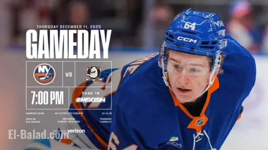 Islanders Clash with Ducks: Game Preview