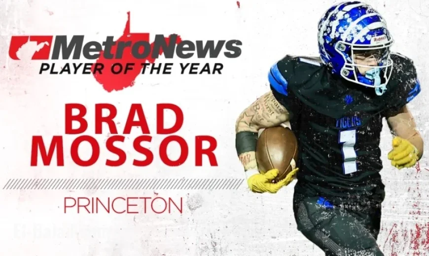 Princeton’s Brad Mossor Earns 2025 MetroNews Football Player of the Year