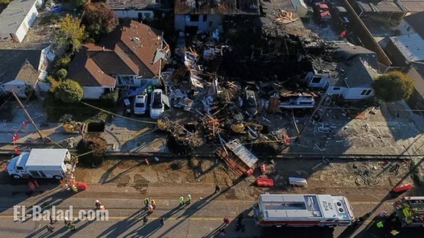 San Francisco Bay Area Gas Explosion Damages Homes, Sends Smoke Plumes Skyward