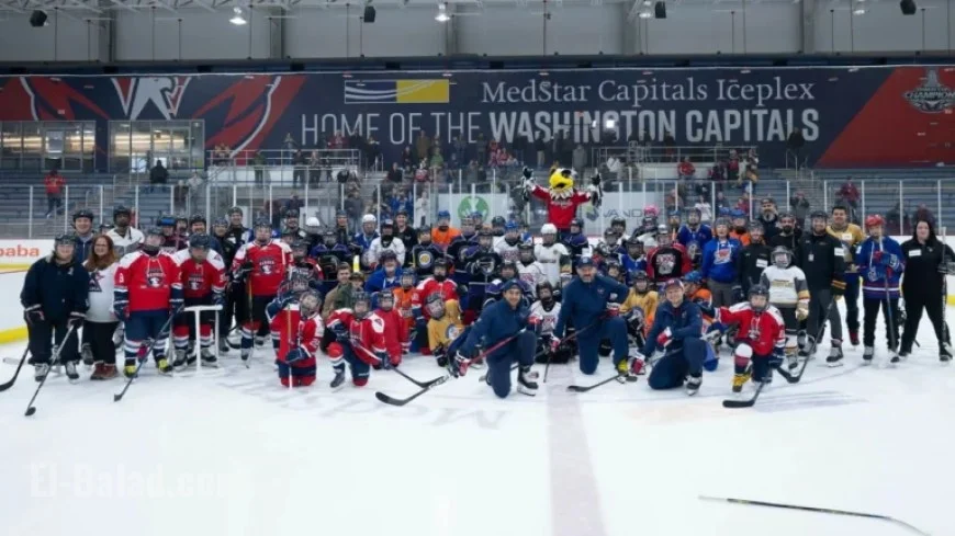Ovechkin Hosts Inspiring Clinic for American Special Hockey Kids