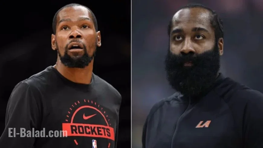 Kevin Durant and James Harden Secure Spots Among Top 10 NBA Scorers