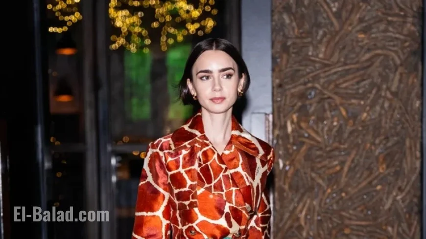 Lily Collins Embraces Iconic Styles of Carrie Bradshaw and Fred Flintstone