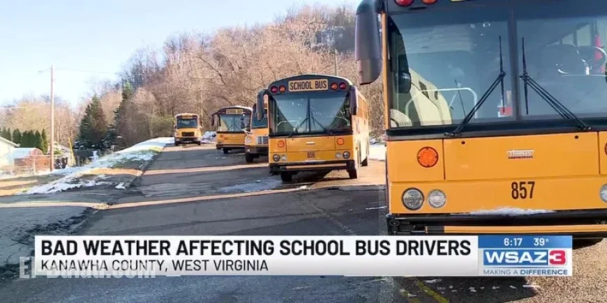 Wintry Weather Disrupts School Bus Drivers’ Routes