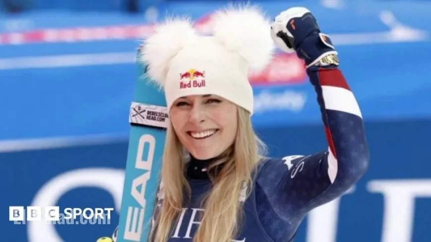 Lindsey Vonn, 41, Sets Record as Oldest Downhill World Cup Champion