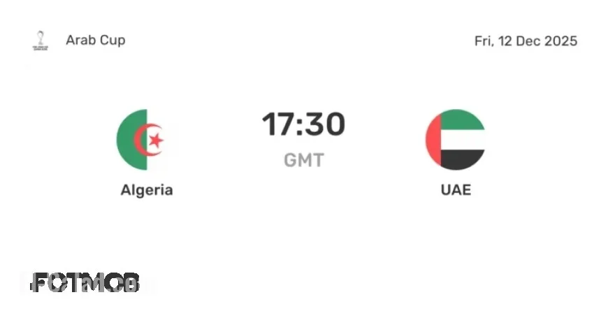 Algeria vs UAE: Live Score, Predicted Lineups, H2H Stats