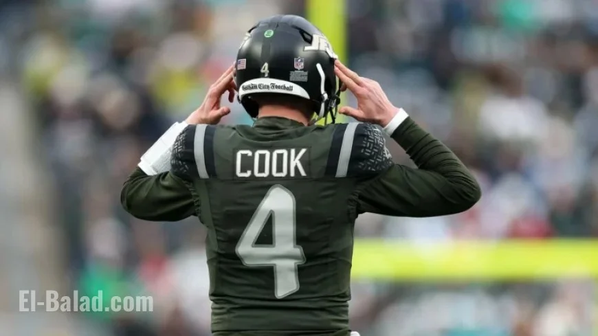 Brady Cook to Start as Jets QB Against Jaguars Sunday