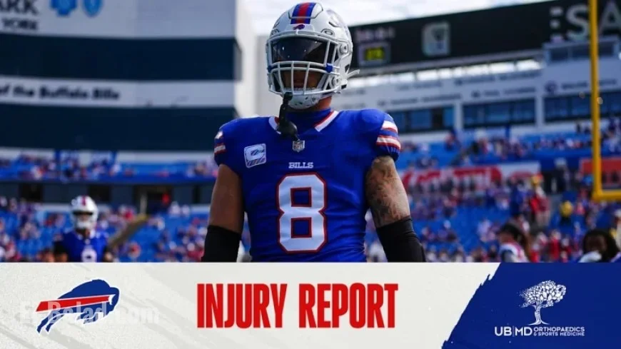 Buffalo Bills Release Injury Report Ahead of Patriots Matchup
