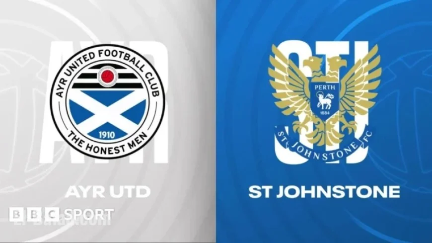 Scottish Championship: Ayr United vs St Johnstone Live Stream & Updates