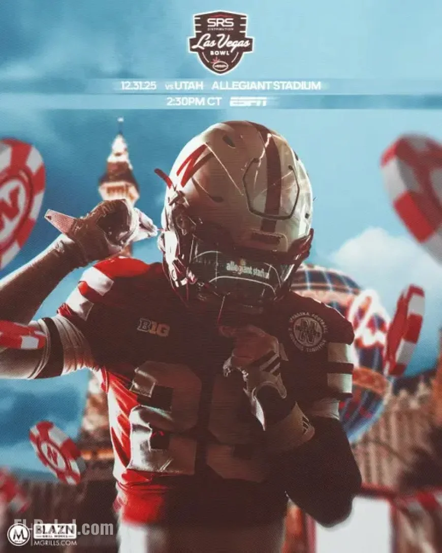 Huskers Chosen for 2025 Las Vegas Bowl: Nebraska Athletics Reports